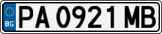 License plate of Bulgaria, Cars
