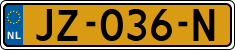 License plate of the Netherlands, Cars