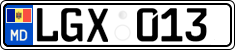 License plate of Moldova, Cars (2015)