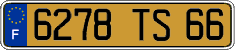French license plate, FNI