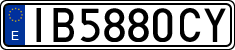 License plates of Spain, 1971 year series