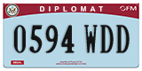 Federal license plates, Diplomatic (United Nations)