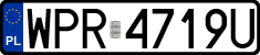 License plates of Poland, Regular car plates