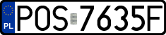 License plates of Poland, Regular car plates