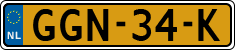 License plate of the Netherlands, Cars