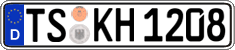 German license plate, Regular plates