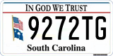 South Carolina, In God We Trust (1234AB/123 4AB)