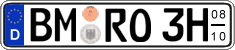 German license plate, Seasonal plates (Oldtimers)