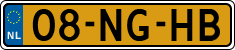 License plate of the Netherlands, Cars