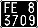 License plate of Italy, Cars (1927 year series)