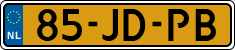 License plate of the Netherlands, Cars