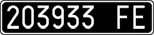 License plate of Italy, Cars (1927 year series)