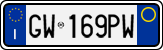 License plate of Italy, Cars (1994 year series)