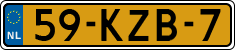 License plate of the Netherlands, Cars
