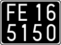 License plate of Italy, Cars (1927 year series)