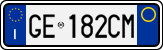 License plate of Italy, Cars (1994 year series)