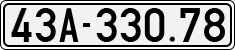 License plate of Vietnam, Cars