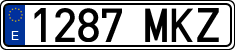 License plates of Spain, Ordinary (2000)