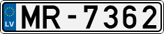 License plate of Latvia, Regular car plates