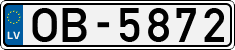 License plate of Latvia, Regular car plates