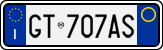 License plate of Italy, Cars (1994 year series)