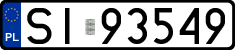 License plates of Poland, Regular car plates