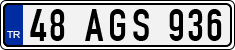License plate of Turkey, Regular plates