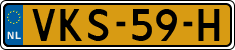 License plate of the Netherlands, Light Commercial Vehicles (1994 system)