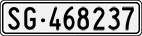 License plate of Switzerland, Cars