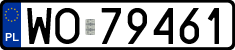 License plates of Poland, Regular car plates