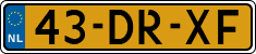 License plate of the Netherlands, Cars