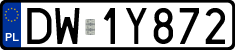 License plates of Poland, Regular car plates