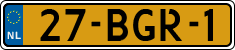 License plate of the Netherlands, Heavy Commercial Vehicles (1994 system)