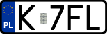 License plates of Poland, Regular car plates