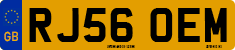 License plate of the United Kingdom, 2001 year system