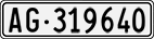 License plate of Switzerland, Cars