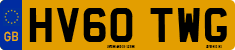 License plate of the United Kingdom, 2001 year system