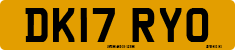 License plate of the United Kingdom, 2001 year system