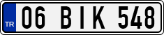 License plate of Turkey, Regular plates