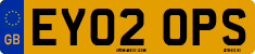 License plate of the United Kingdom, 2001 year system
