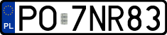 License plates of Poland, Regular car plates