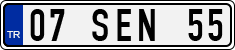 License plate of Turkey, Regular plates