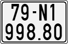 License plate of Vietnam, Motorcycles
