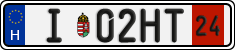 license plates of Hungary, Temporary (2022)