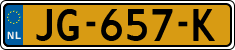 License plate of the Netherlands, Cars