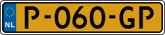 License plate of the Netherlands, Cars