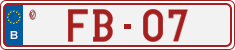 License plate of Belgium, Vanity Plates (2014)