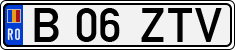 License plate of Romania, Regular plates