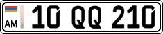 License plate of Armenia, Private owners