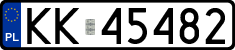 License plates of Poland, Regular car plates